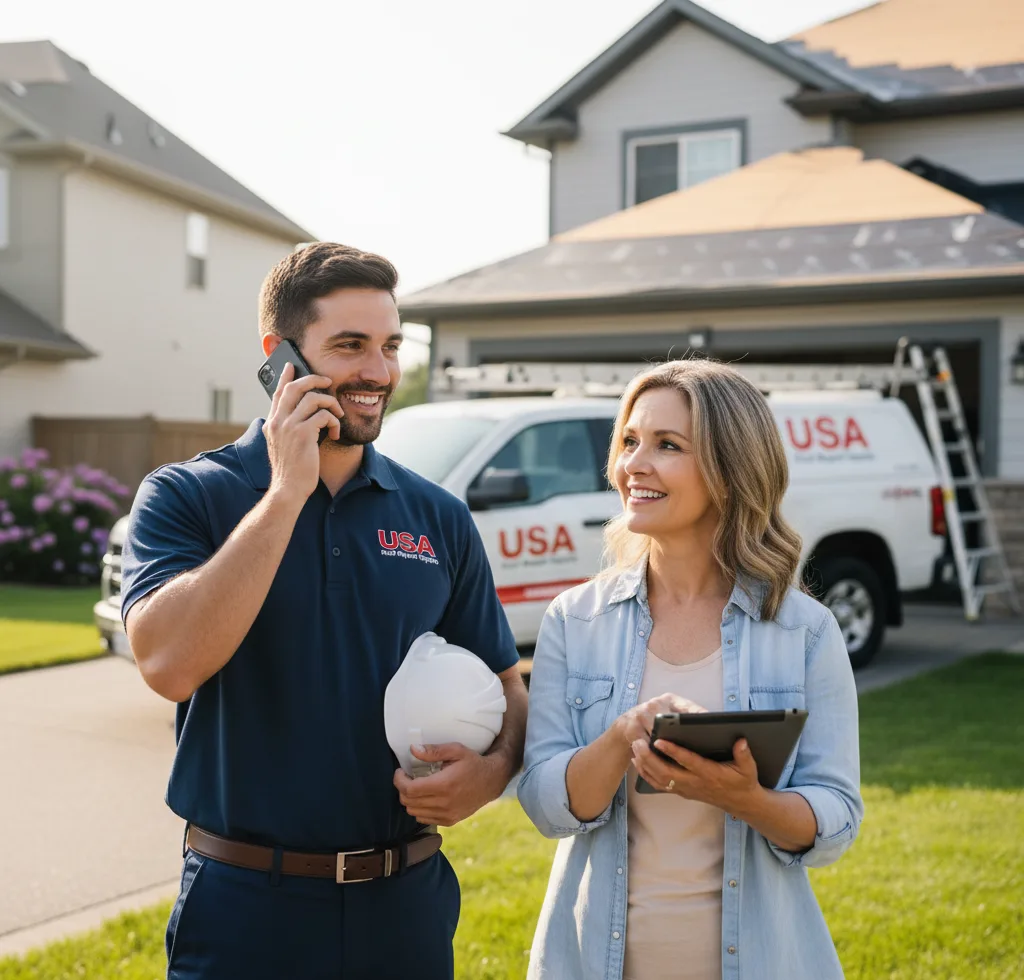 USA Roof Repair Experts customer support in Enigma